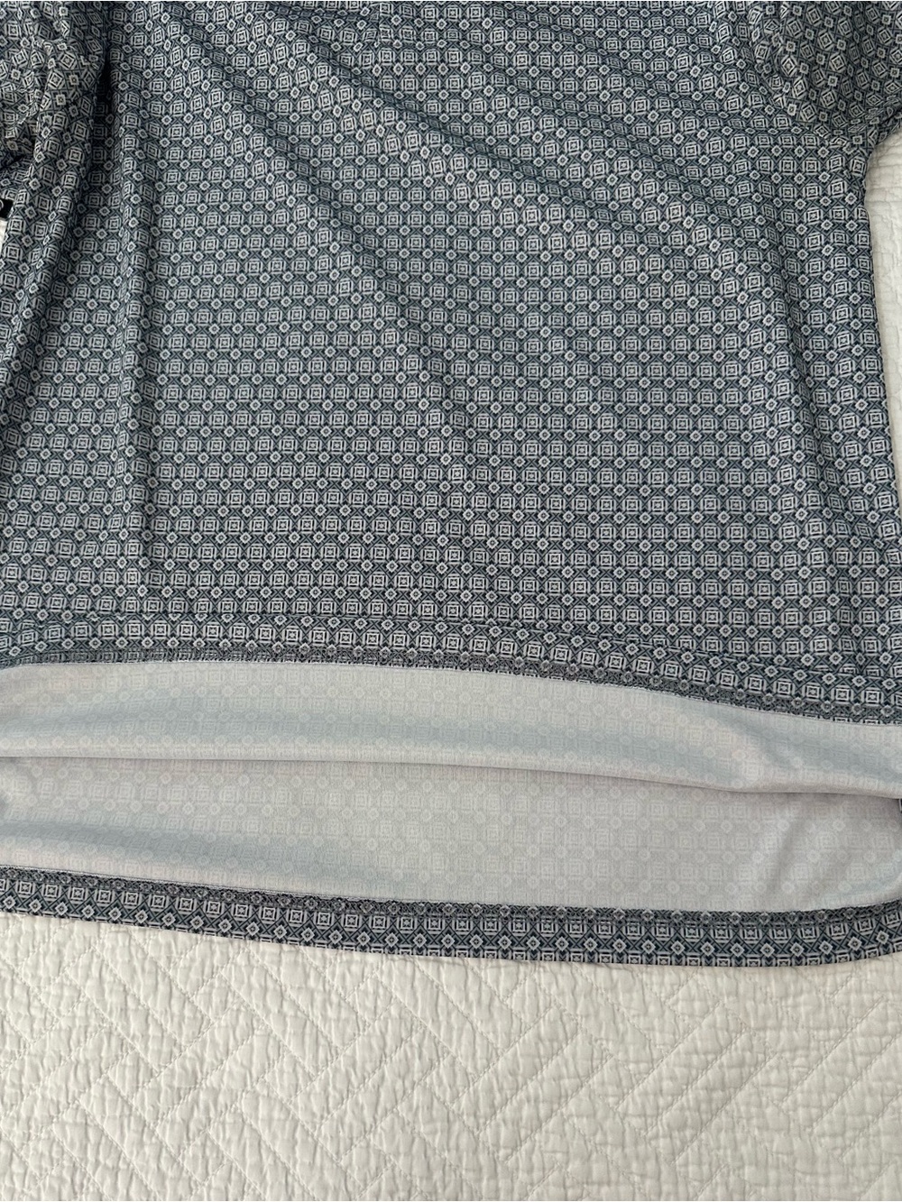 Grand Slam Men's Dark Gray Geometric Dri-Fit Polo Size M Golf Active Athletic - Picture 7 of 10